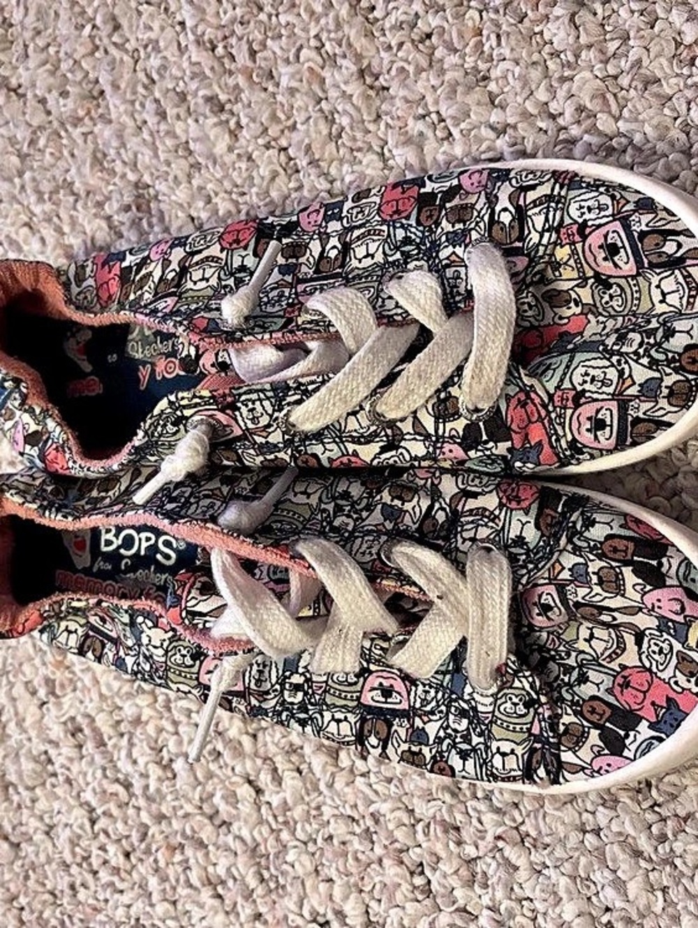 B.O.B.S from Skechers Girls US 5.5 Printed Sneakers